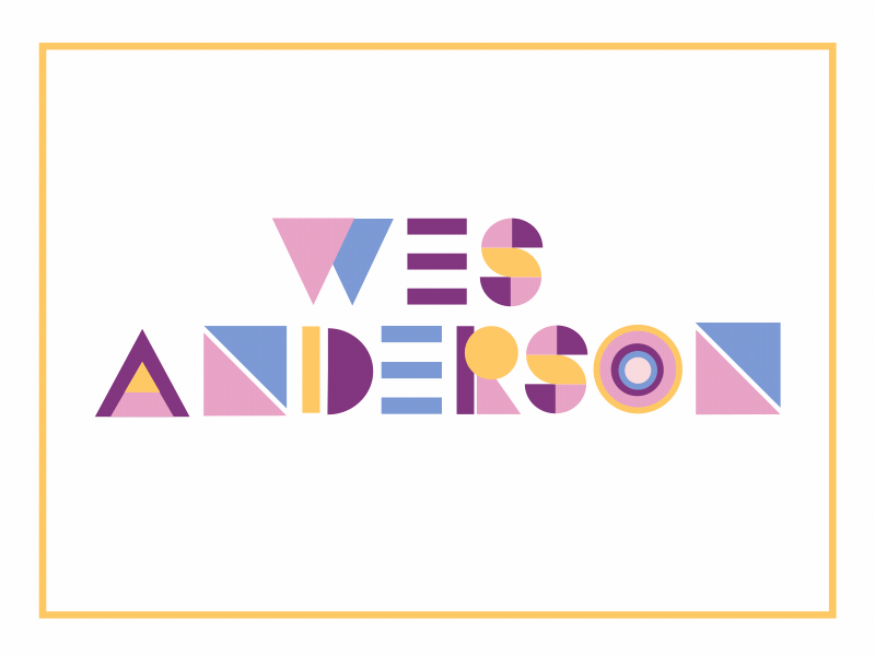 Wes Anderson animation grand budapest hotel logo motion motion design text animation title wes anderson