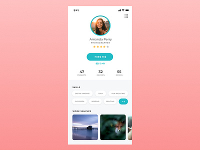 Daily UI 006 - User Profile