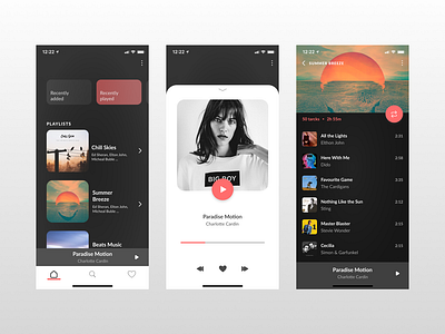 Daily UI 009 - Music Player