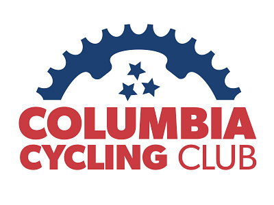 Columbia Cycling Club Logo bicycle biking branding cycling logo