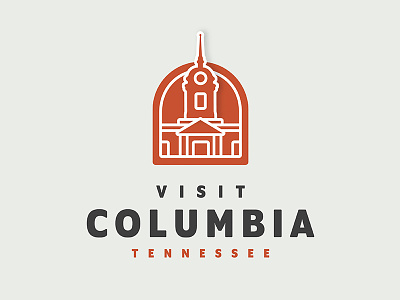 Visit Columbia, Tennessee Branding