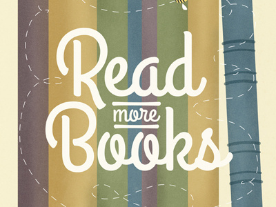 NY Resolution: Read More Books books illustration pinterest script font typography
