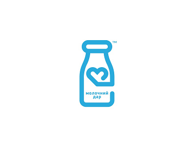 Logo Design for Molochny Dar (Milk Gift)