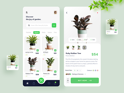 Plant Store app Ui