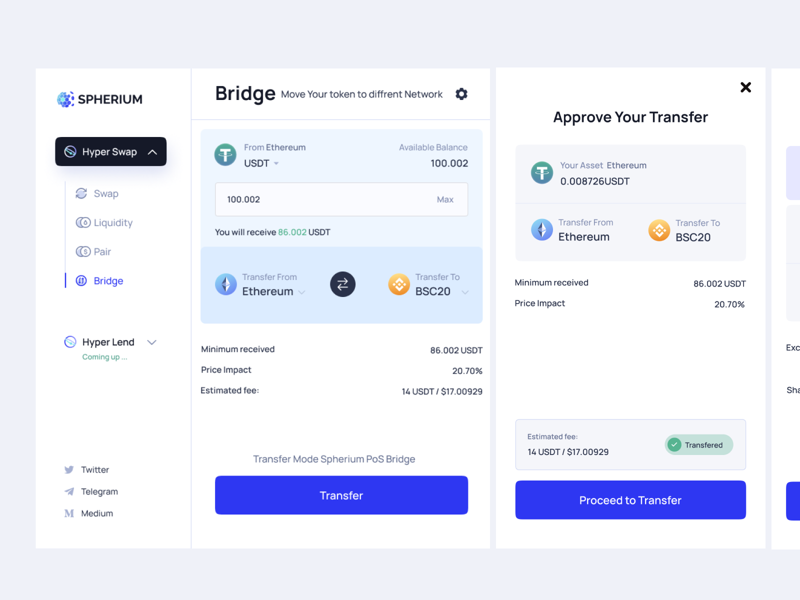 Cross chain Bridge Dapps by Paresh Srichandan on Dribbble