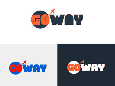 Goway (tour travel logo) animation branding clean design flat flight flight logo icon illustrator logo mobile sketch tour tour guide travel logo typography ui vector web website