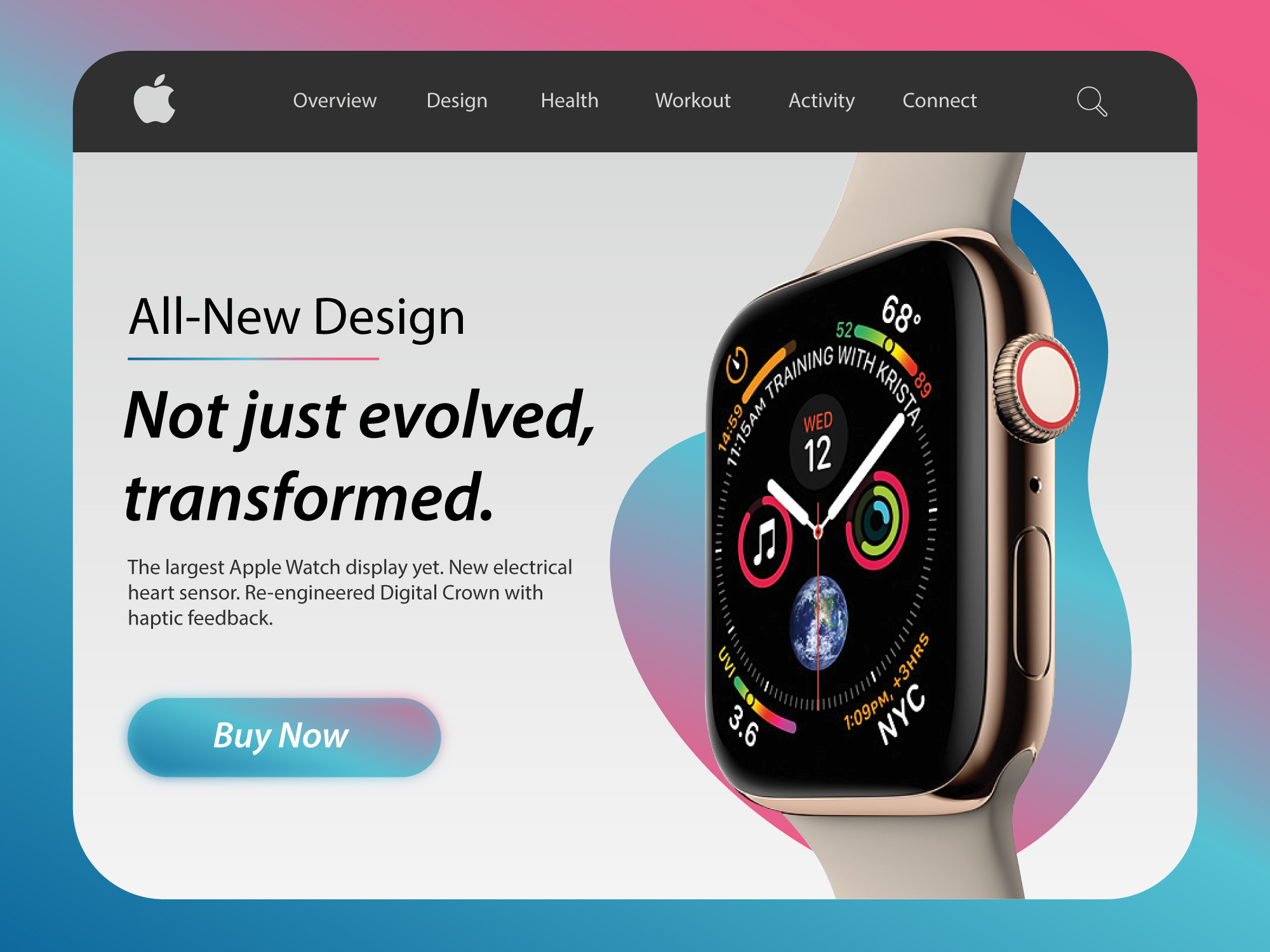 Apple Watch Promo Site by Sinformix Studio on Dribbble