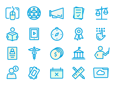 Email Campaign Icon Set