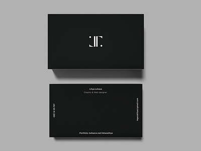 Business card/monogram design logo minimal