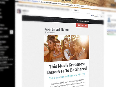 Apartment Newsletter Template apartment apartments email housing multi family newsletter