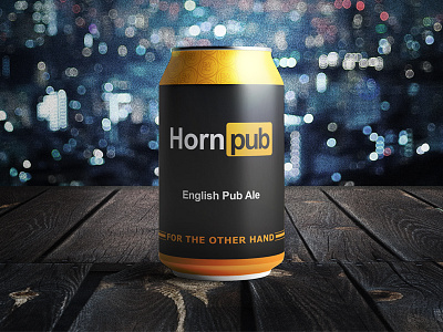 Joke Beer: Horn Pub badwolf beer bottle brewery