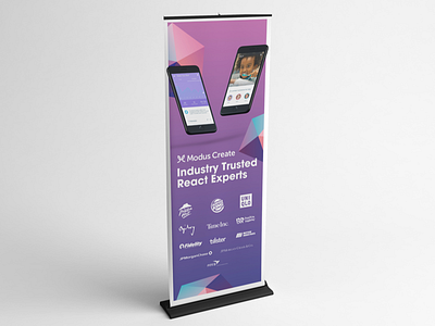 Modus React Banner Stand banner bannerstand conference stand