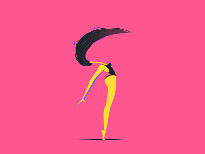 DANSEUSES06 body character color dance illustration photoshop red