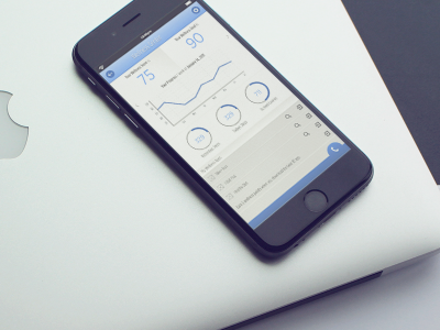 Health Application application dashboard health ios mobile user experience ux web