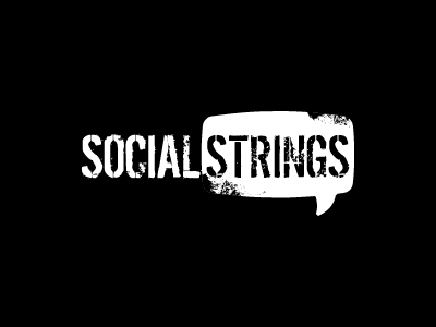 Social Strings, LLC branding grit grunge icon identity illustration logo vector