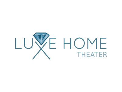 LuxeHome Theater branding icon identity illustration logo vector