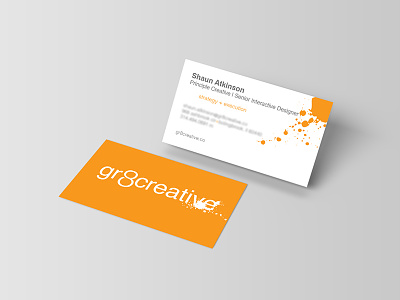 Gr8creative Business Cards branding grit grunge icon identity illustration logo vector