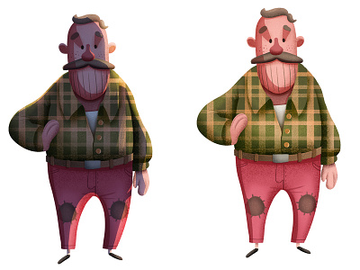 Farmer art artwork character conceptart design digitalart farmer guy illustration