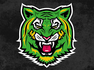 Tiger icon illustration logo vector