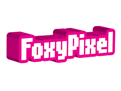Foxy Pixel Logo branding logo pixel