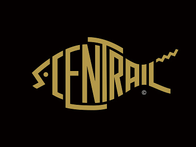 Scentrail Logo animal logo hand lettered logo design