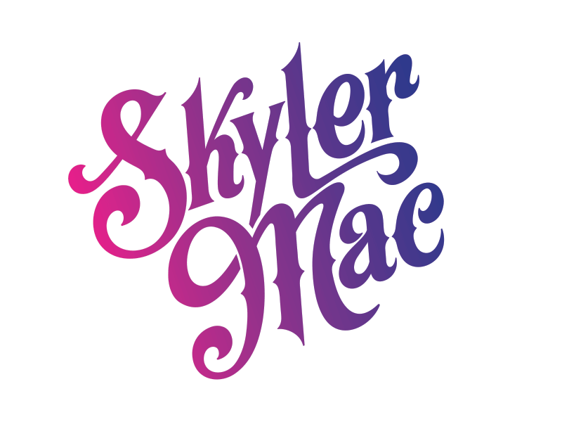 Skyler Mac branding logo design tattoo lettering