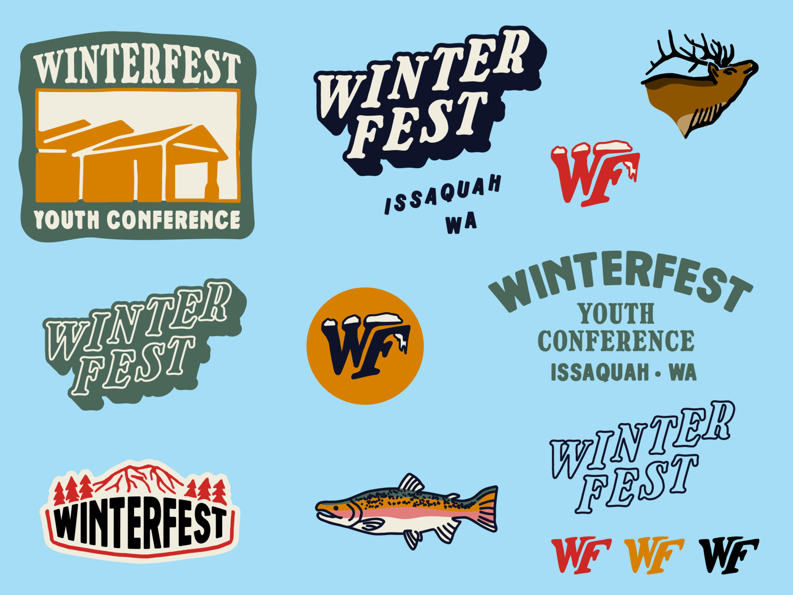 Winterfest Youth Conference by Bright Coal (Josh Whiting) on Dribbble