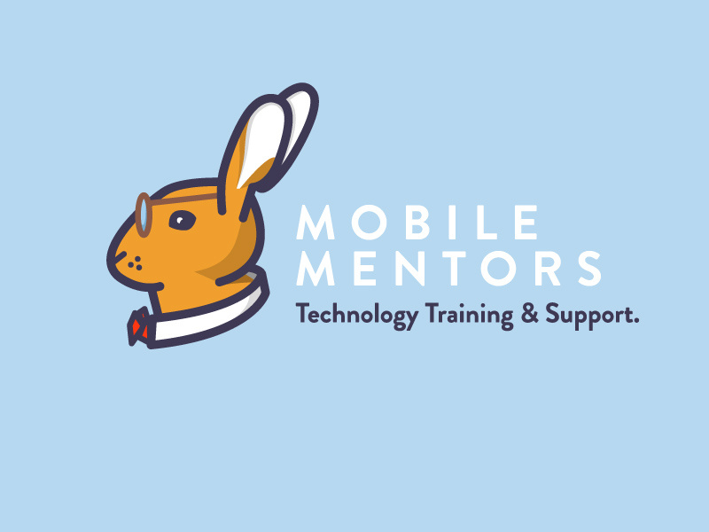 Mobile Mentors Final coaching mobile tech smart ears glasses bowtie animal blue rabbit