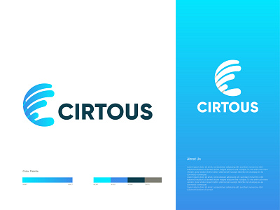 Cirtous abstract abstract logo brand brand design branding clean design flat icon logo modern typography