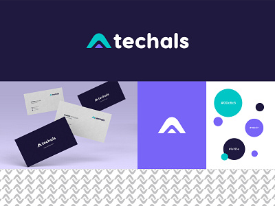 Techals brand brand design branding business logo design icon logo modern logo vector