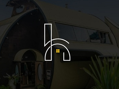 H Letter Camping Logo brand design design home app home loan home logo