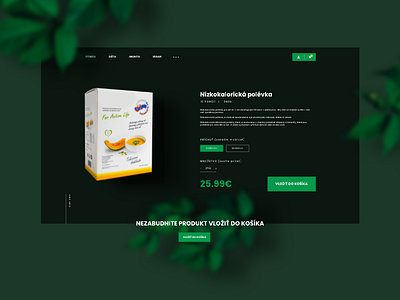 Product page - fit food