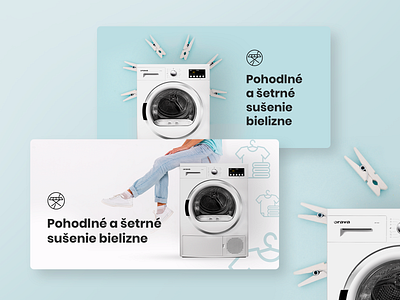 Orava dryer ad ad banner banner ad banner design branding design dryer electro electronic facebook illustration minimalist social media socialmedia washing washing machine