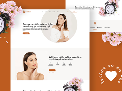 Beauty salon website concept