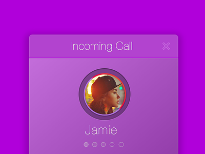 Incoming Call Sketch file flat incoming call ios ipad profile purple sketch app