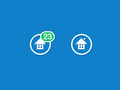 Home Profile icon home icon notification profile