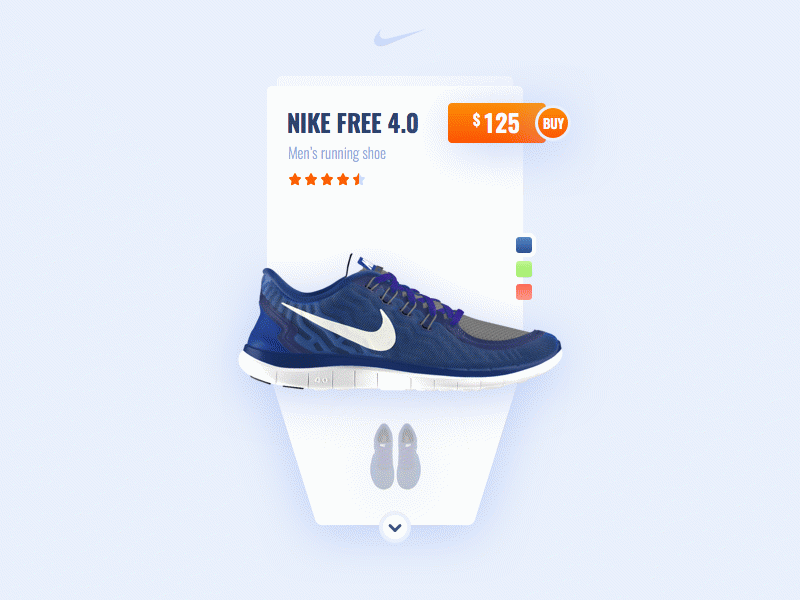 Shop Item gif Nike Free 4.0