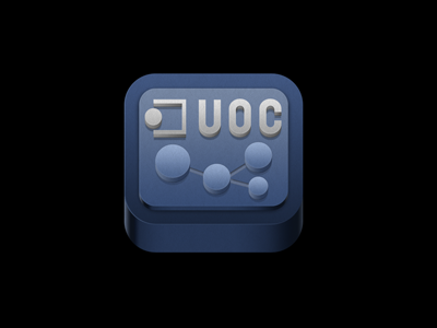UOC iPad APP icon algorithms app balls blue circle icon ios ipad uoc