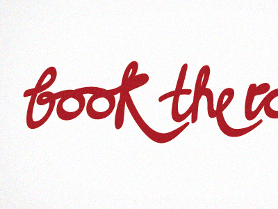 Book The Room calligraphic logo