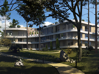 "SeeBreeze" apartments 3d 3d art 3d artist architechture cgi environment illustration visualization