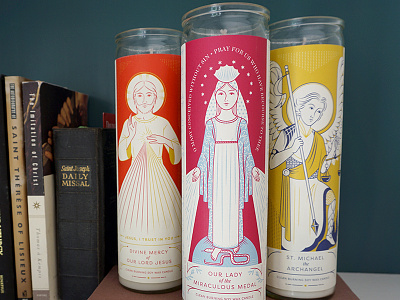 Providential Co. Prayer Candles candles catholic labels religious