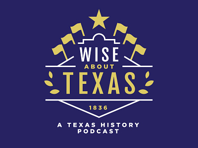 Wise About Texas, v2 history logo lone star texas