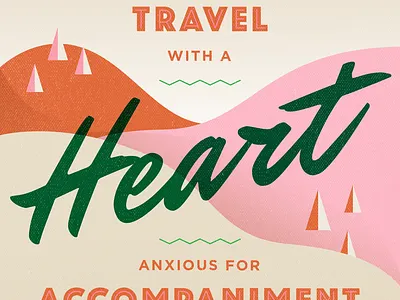 Traveling Heart book quote script travel