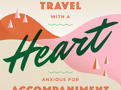 Traveling Heart book quote script travel