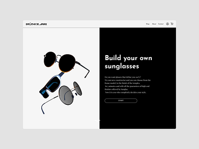 Sünglaz - Online Sunglasses Customization 3d branding graphic design logo motion graphics ui