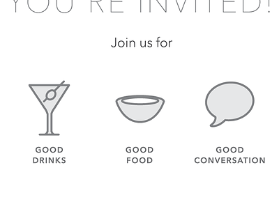 invited flat icon invite type