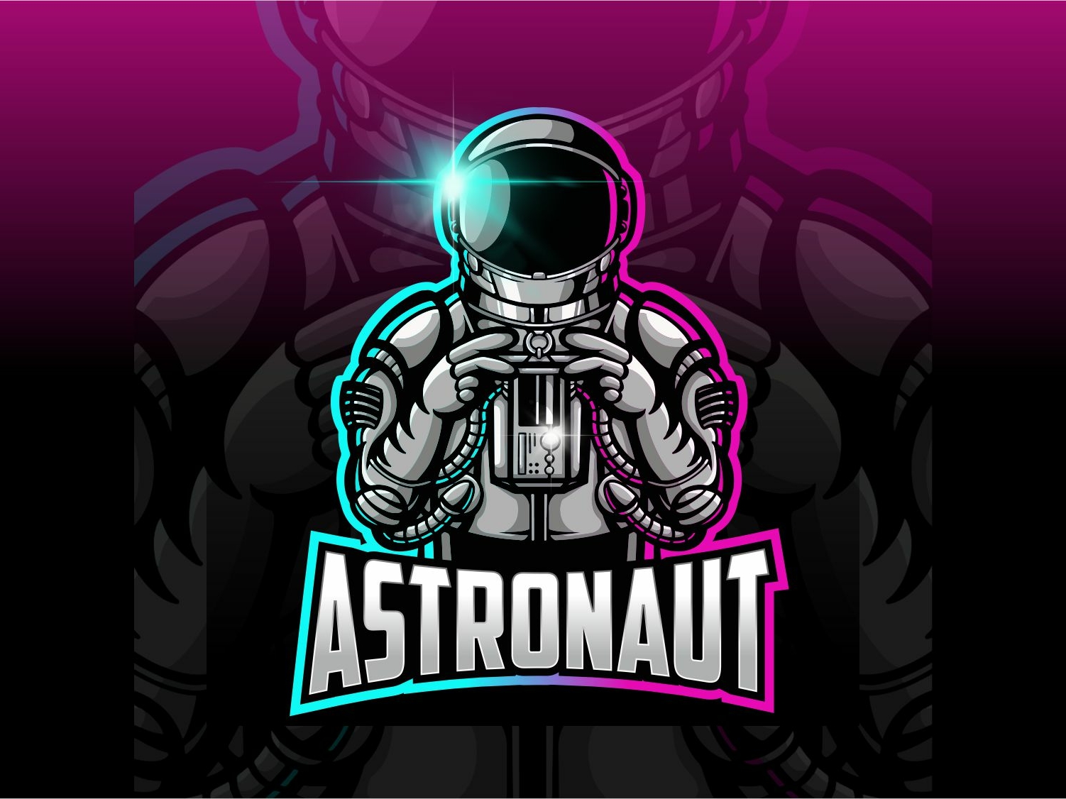 Esport Logo astronaut by sober artwerk on Dribbble