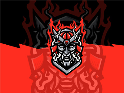 ronin samurai logo esports branding esport esportlogo gaming gaminglogo illustration logo mascot mascotlogo