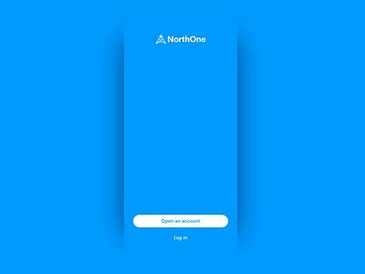 NorthOne Welcome Screens animation app bank clean design illustration mobile onboarding onboarding screen simple ui ux welcome screen