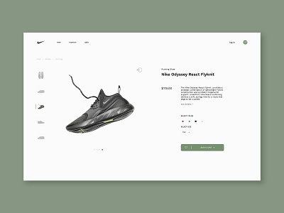 #dailyui #012 - E-Commerce Shop(Single Item) branding clean dailyui design flat layout product shoes shopping typography ui web webdesign webpage